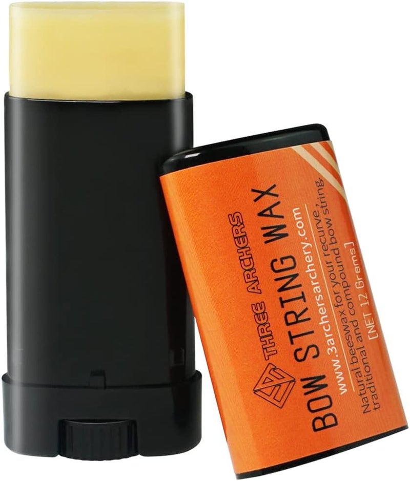THREE ARCHERS Archery Bowstring Wax Recurve Bow Wax Pure Natural Beeswax - Image 1